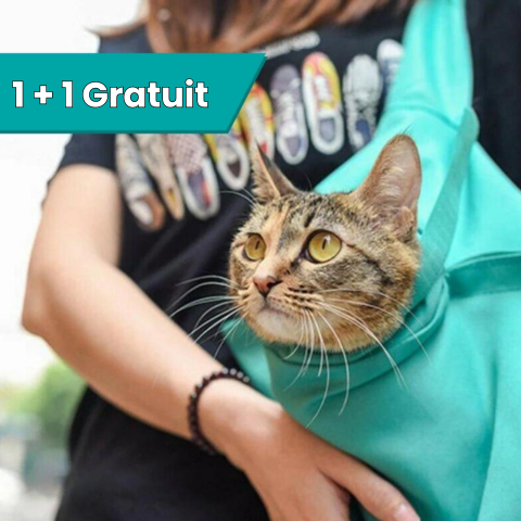 CozyKitty - Sac de voyage pour chats en tissu respirant