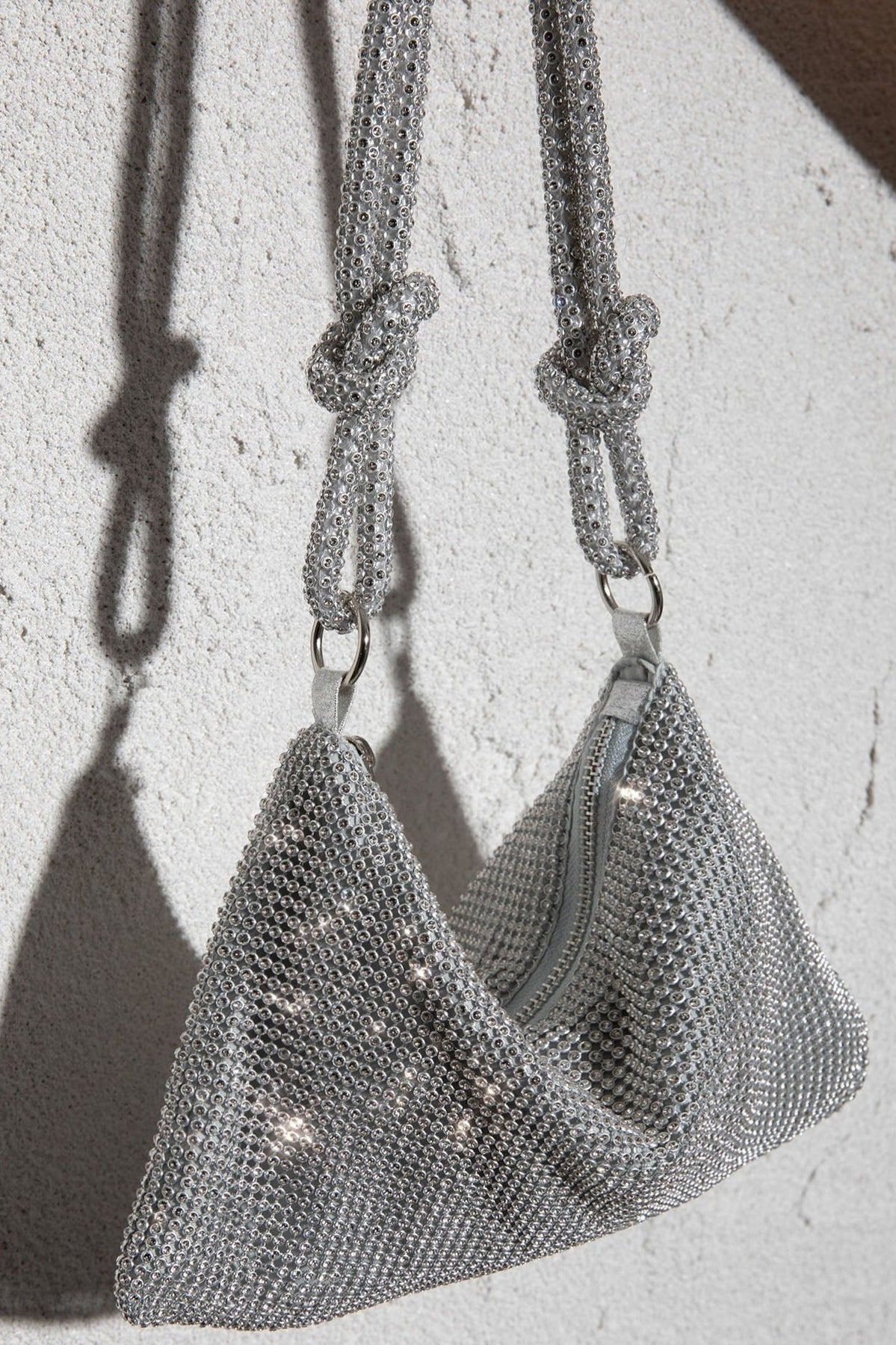 Sac à nœud en strass