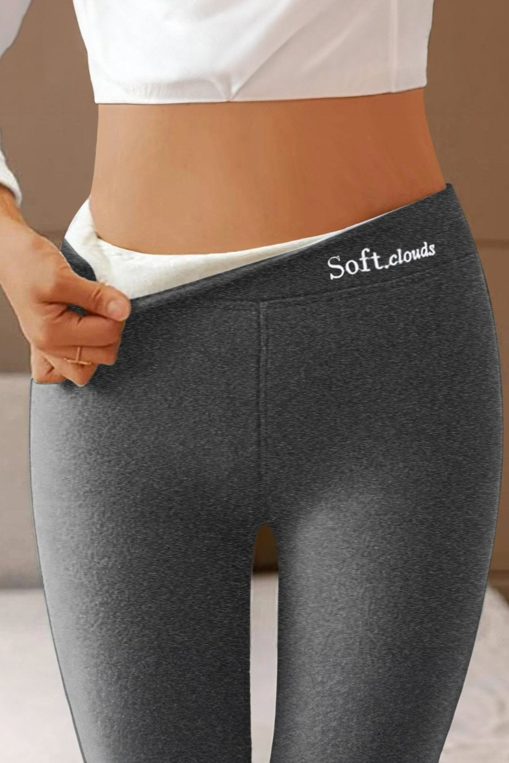 Soft Clouds - Leggings d'hiver chauds