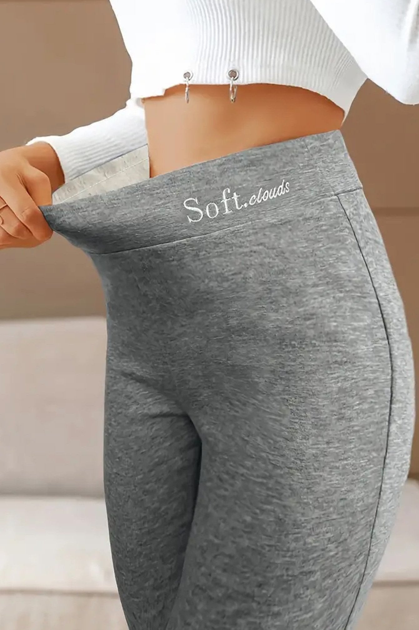 Soft Clouds - Leggings d'hiver chauds