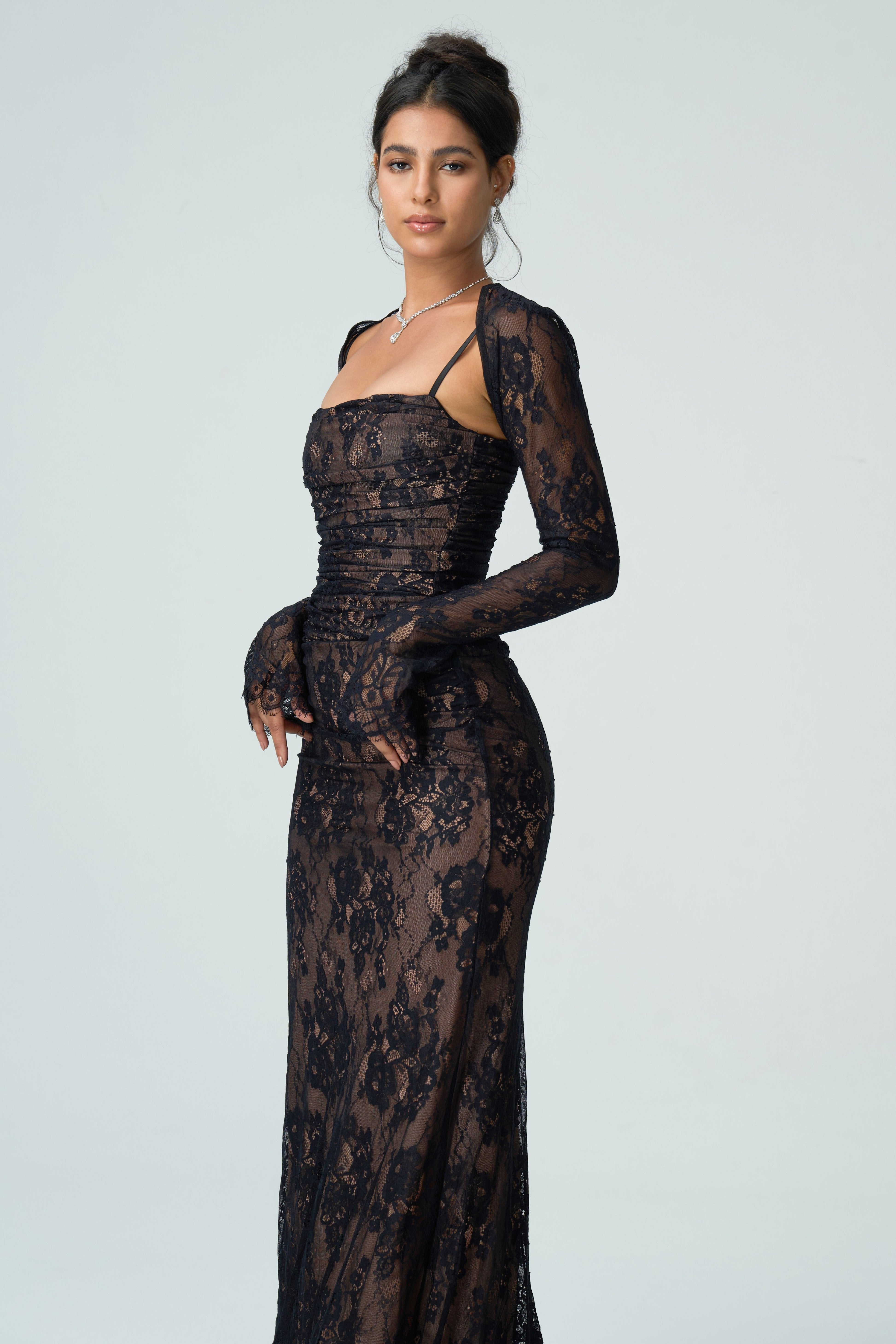 Léa - Robe Bodycon en Dentelle