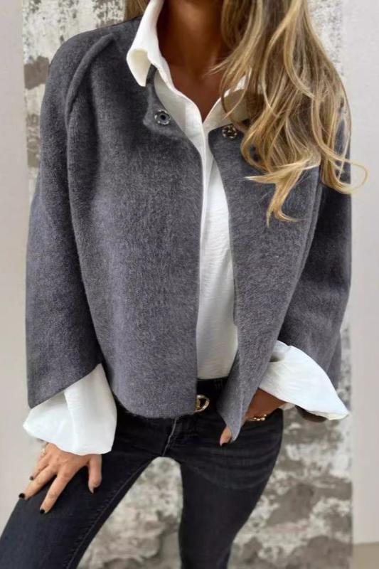 Carly - Manteau Court En Cachemire